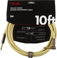 Fender Deluxe Tweed Instrument Cable AS (3m tweed, angled/straight) Single Angled Instrument Cables 3-5m