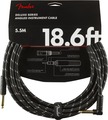 Fender Deluxe Tweed Instrument Cable (5.5m black tweed)