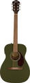 Fender FSR FA-230E Concert (olive) Westerngitarre ohne Cutaway, mit Tonabnehmer