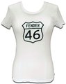 Fender Fender Ladies Interstate T-Shirt (Medium) Magliette Taglia M