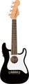 Fender Fullerton Strat Ukulele (black) Ukelele Concerto com Pickup