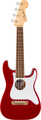 Fender Fullerton Strat Ukulele (candy apple red) Konzert-Ukulelen mit Tonabnehmer