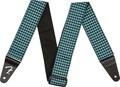 Fender Houndstooth Strap (teal) Gitarren-Gurte