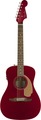 Fender Malibu Player (candy apple red) Guitarras acústicas sin cutaway y con pastilla