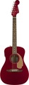 Fender Malibu Player (candy apple red) Chitarra Acustica Elettrificata