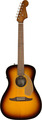 Fender Malibu Player (sunburst) Westerngitarre ohne Cutaway, mit Tonabnehmer