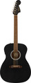 Fender Monterey Standard (black top, w/ bag) Westerngitarre ohne Cutaway, mit Tonabnehmer