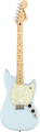 Fender Mustang MN SNB (sonic blue) Guitares électriques design alternatif
