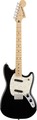 Fender Mustang MN Shortscale (Black) E-Gitarren Sonstige Bauarten