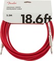 Fender Original Instrument cable (18.6ft, 5.5m, fiesta red)