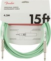 Fender Original Instrument cable (15ft, 4.5m, surf green)