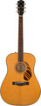 Fender PD-220E Dreadnought (natural, w/ case) Westerngitarre ohne Cutaway, mit Tonabnehmer