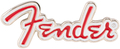 Fender Red Logo Enamel Pin