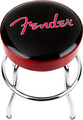 Fender Red Sparkle Logo Barstool 24' (black/red sparkle) Taburetes de bar