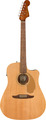 Fender Redondo Player (natural) Westerngitarre mit Cutaway, mit Tonabnehmer