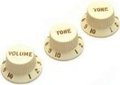 Stratocaster Knob Set (Parchment)