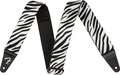 Fender Wild Zebra Print Strap (2'')