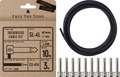 Free The Tone SL-4L-NI Plug / CU-416 Cable (10pcs / 3m / nickel) DIY Instrument Cables