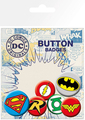 GB eye DC Comics Logos Badge Pack (4 x 25mm + 2 x 32mm)