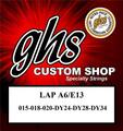 GHS Electric Lap Steel String Set A6/E13 Tuning (015-034)