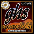 GHS Thin Core Phosphor Bronze TCB-UL / Acoustic Guitar String Set (ultra light / .010-.041)