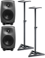 Genelec Studio Monitor 8030 CP Bundle (black, incl. stands) Monitors Nearfield