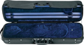 Gewa Liuteria Concerto Oblong Violin Case (4/4, black/blue) Custodie Violini 4/4