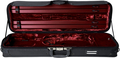 Gewa Strato De Luxe Oblong Violin Case (4/4, black/bordeaux)