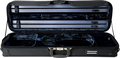 Gewa Strato De Luxe Oblong Violin Case (4/4, black/dark blue)