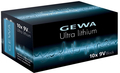 Gewa Ultra Lithium 9V Battery Block (10 batteries) Batterie