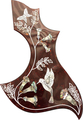 Gibson Humming Bird pickguard (all mother of pearl/abalone inlays) Golpeadores de guitarra acústica