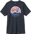 Gibson Nashville Men's T-shirt (navy, size M) T-Shirts Size M