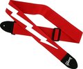 Gibson Nylon Lightning Bolt / Red AS GSBL-10 Guitar Straps