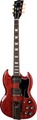 Gibson SG Standard '61 Sideways 2019 (vintage cherry w Sideways Vibrola) Guitares électriques Double Cut