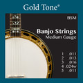 Gold Tone Banjo Medium Gauge Strings BSM Gitarrenbanjo-Saitensätze