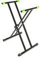 Gravity KSX 2 / Keyboard Stand Double X-Form (black) Supports en X double pour clavier