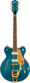 Gretsch Electromatic Pristine LTD Center Block Double-Cut (petrol) Semi-Hollowbody Electric Guitars