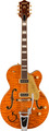 Gretsch G6120TGQM-56 LTD Quilt Classic Chet Atkins (roundup orange stain lacquer) Chitarre Elettriche Modelli Semi-Hollowbody