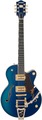 Gretsch G6659TG Players Edition Broadkaster (azure metallic) E-Gitarren Semi-Acoustic