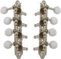 Grover 409FN Mandolin Machine Heads Standard 4+4, for 'F'-Style Mandolins (nickel) Mandolin Tuning Mechanics