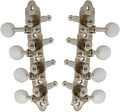 Grover 409FVN Mandolin Machine Heads Vintage 4+4, for 'F'-Style Mandolins (nickel) Mecânica para Mandolim