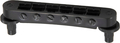 Grover 520BC Tune-O-Matic Guitar Bridge (notched / black chrome)