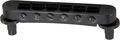 Grover 521BC Tune-O-Matic Guitar Bridge (unnotched / black chrome)