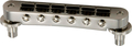 Grover 521N Tune-O-Matic Guitar Bridge (unnotched / nickel)