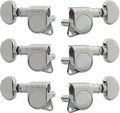 Grover Guitar Machine Heads 3 + 3 406 C (chrome - mini)