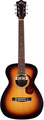 Guild M-240E Troubadour (vintage sunburst) Westerngitarre ohne Cutaway, mit Tonabnehmer