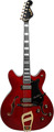 Hagstrom 67' Viking II (wild cherry transparent) Chitarre Elettriche Modelli Semi-Hollowbody