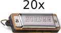 Mini Harp im Display - 20 Stück (C-Dur)