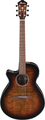 Ibanez AEG70L (tiger burst high gloss) Westerngitarre Lefthand, mit Tonabnehmer