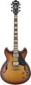 Ibanez ASV73 (violin sunburst low gloss) Guitares électriques Semi Hollowbody